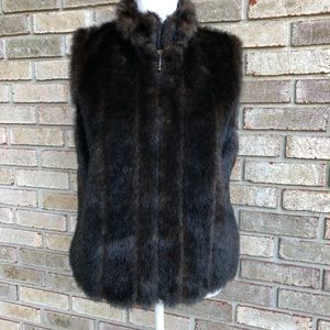 Investments Faux fur vest